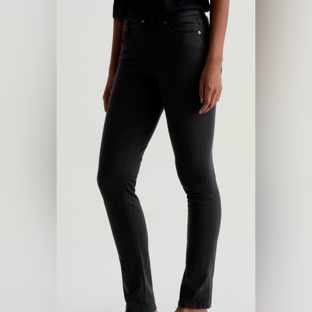 AG Prima Black Cigarette Leg Jeans